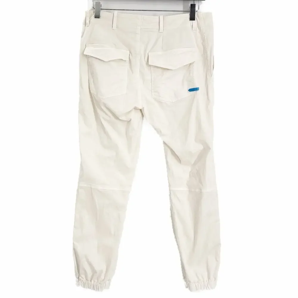 Nili Lotan Cropped Military Pant in Eggshell - Size 6